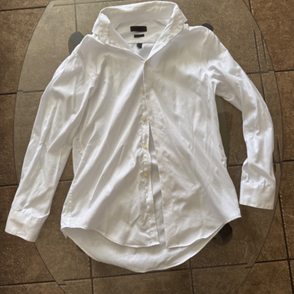 White Calvin Klein Dress Shirt